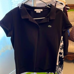 Lacoste womens golf shirt, Sz L